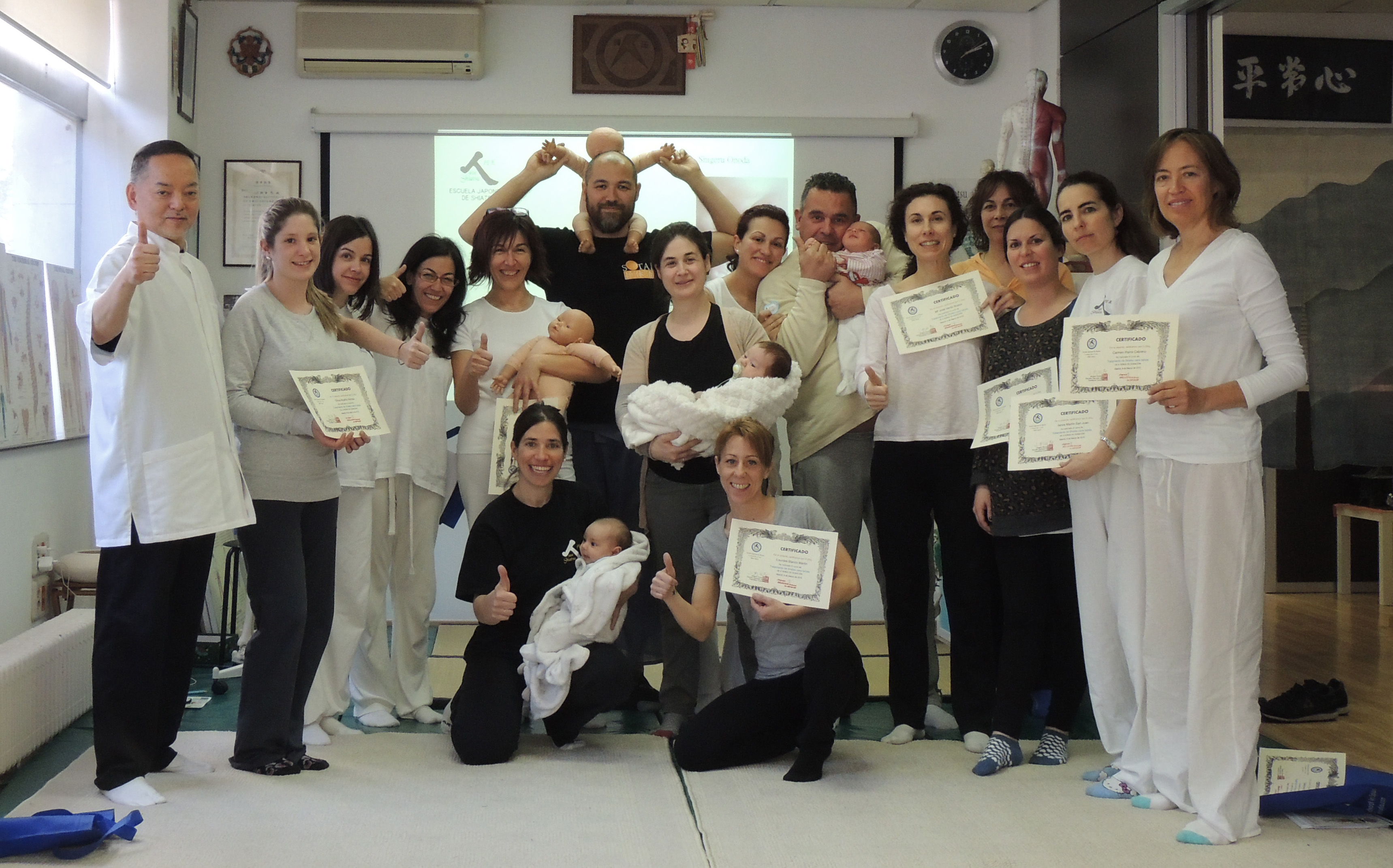 Shiatsu para bebes .8 de marzo